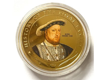 Cookovy ostrovy. 1 dollar 2009. History of the Royal Family. King Henry VIII.