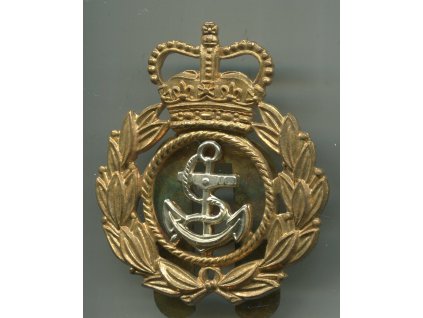 Velká Británie. Baretový odznak vrchního poddůstojníka královského námořnictva.