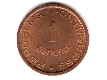 TIMOR. 1 escudo 1970.