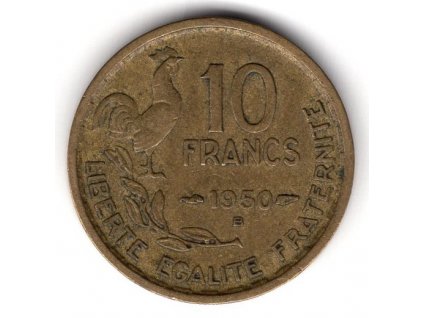 FRANCIE. 10 francs 1950/B.