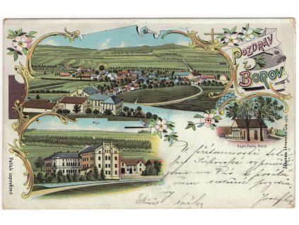 BOROVY. 1900. Litho.