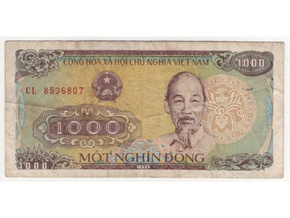 VIETNAM. 1000 dong. 1988.
