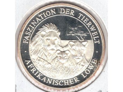 Faszination der Tierwelt. Afrikanischer Löwe. Ag.