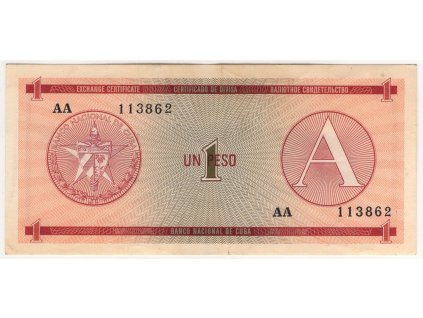 KUBA. 1 peso.