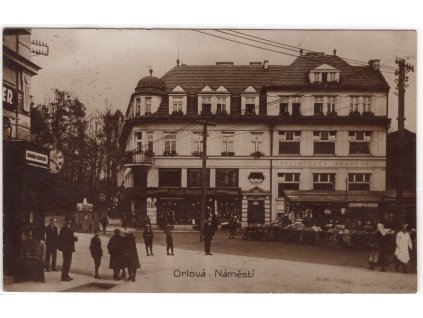 ORLOVÁ. Náměstí. 1929.