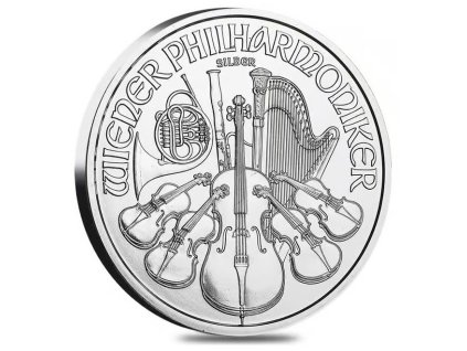 Rakousko. 1,5 € 2025. Wiener Philharmoniker. 1 oz.