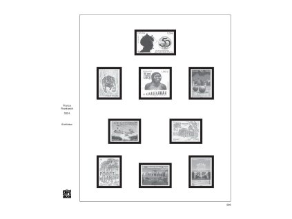 Předtištěné listy SAFE Dual Plus - Francie 2024 - 1