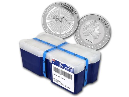 kangaroo 1 oz 2018 klokan stříbrná mince 1