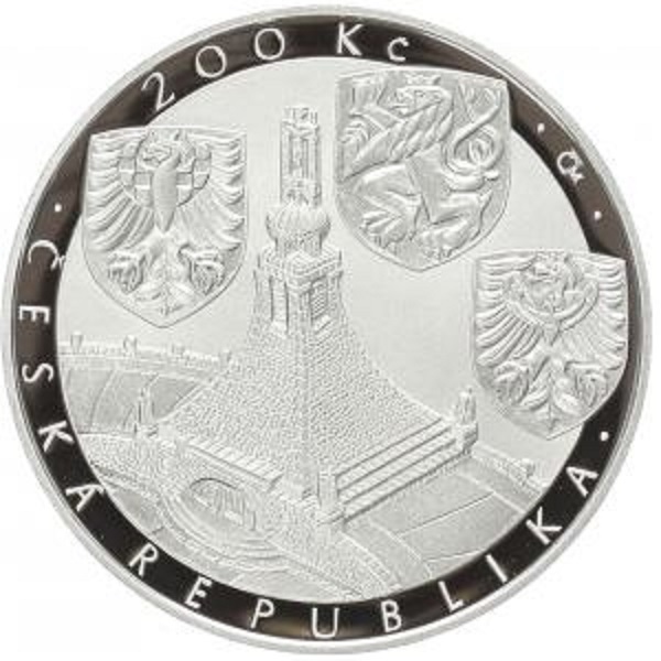 Česká národní banka Česká republika. 200 Kč 2005. Bitva u Slavkova - bitva tří císařů. Špičková kvalita.