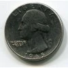 USA. 1/4 dollar 1965.