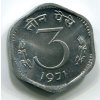 INDIE. 3 paise 1971, b.zn. KM-14.2