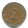 NĚMECKO. 2 Pfennig 1939/J