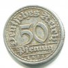 NĚMECKO. 50 Pfennig 1921/F.