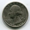 USA. 1/4 dollar 1976/D.