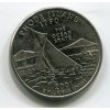 USA. 1/4 dollar 2001/D. Rhode Island.