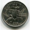 USA. 1/4 dollar 2002/P. Louisiana.
