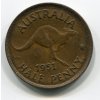 AUSTRÁLIE. 1/2 penny 1951.