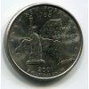 USA. 1/4 dollar 2001/P. New York.