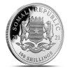 2021 1 oz Somalia Silver Elephant Coin BU rev