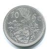LUCEMBURSKO. 10 francs 1929. Ag.