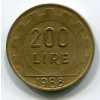 ITÁLIE. 200 lire 1988.