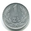 POLSKO. 1 złoty 1975.
