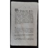 1819.02.24.  Patent císaře Františka II. o vojenských záležitostech.