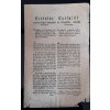 1785.12.09.  Cirkulář od královského českého gubernium o proměně jednotlivých zrušených bratrstevě v jedno jediné pod titulem sjednocení z lásky k bližnímu.