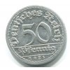 NĚMECKO. 50 Pfennig 1921/D.