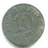 NĚMECKO. 10 Pfennig 1919.