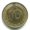 NĚMECKO. 10 Pfennig 1988/G