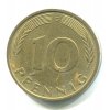 NĚMECKO. 10 Pfennig 1990/G