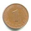 NĚMECKO. 1 Pfennig 1985/J