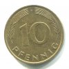 NĚMECKO. 10 pfennig 1977/F