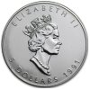 stribrna mince 1 oz maple leaf 1991