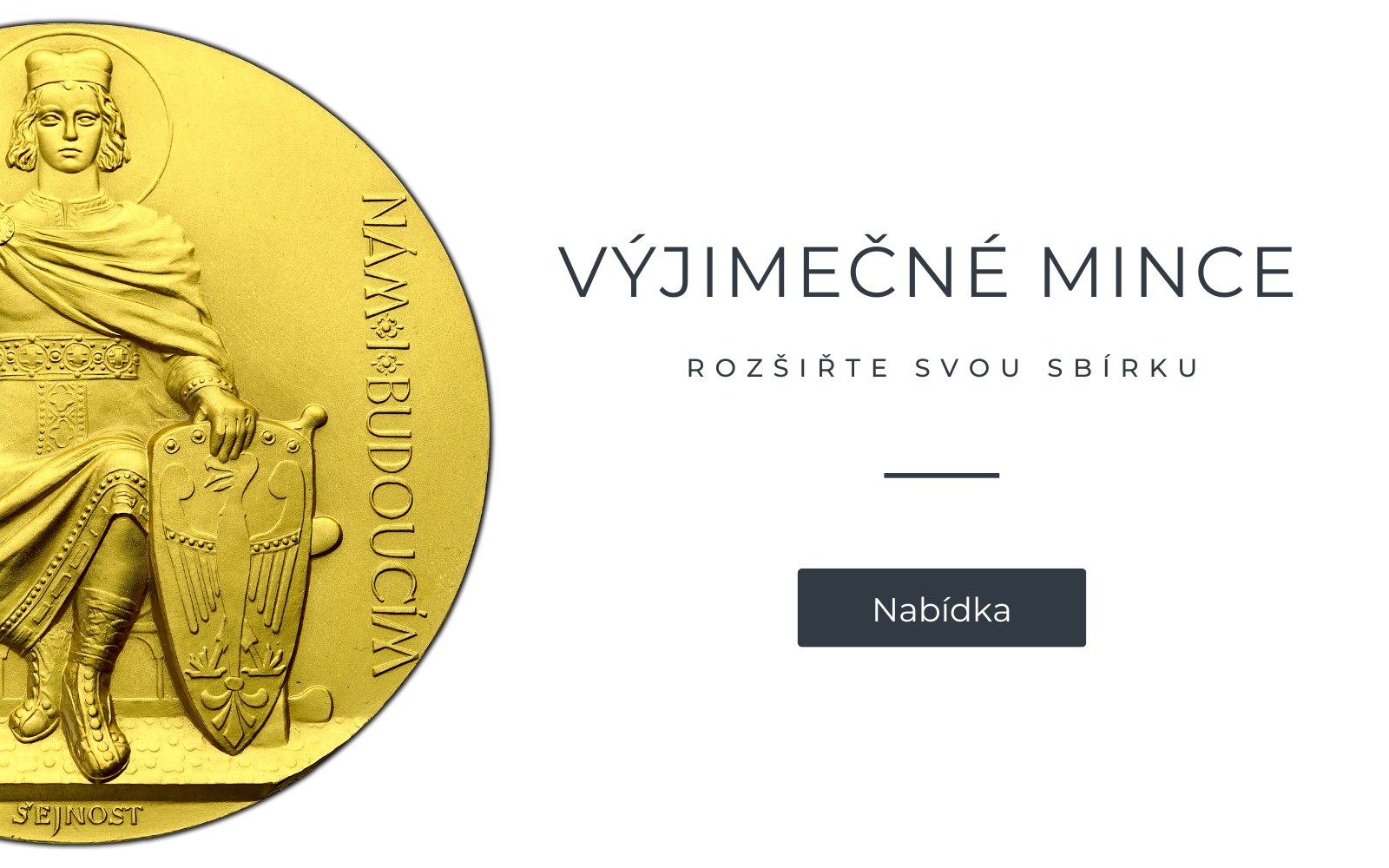 Numismatika Pešek - úvodní stránka