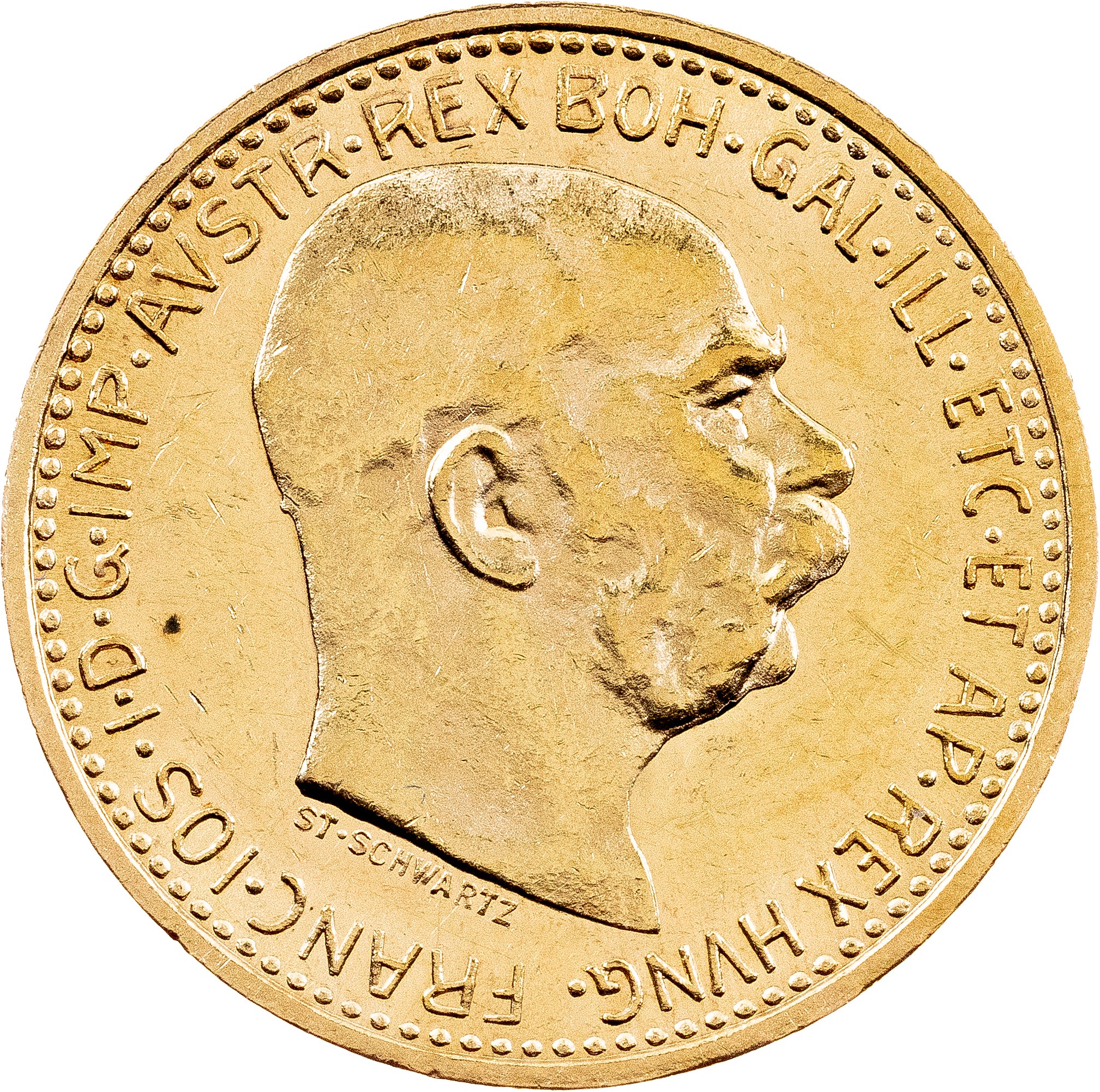 10 korun 1911 František Josef I. — výkup mincí Praha