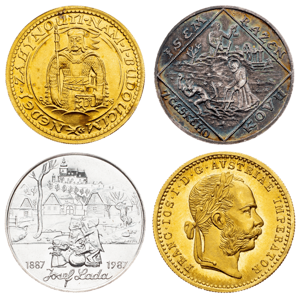 Výkup historických mincí Praha — Numismatika Pešek