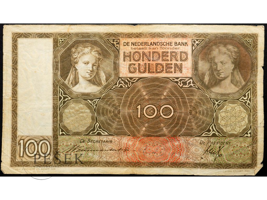 100 Gulden 1939 • Numismatika Pešek