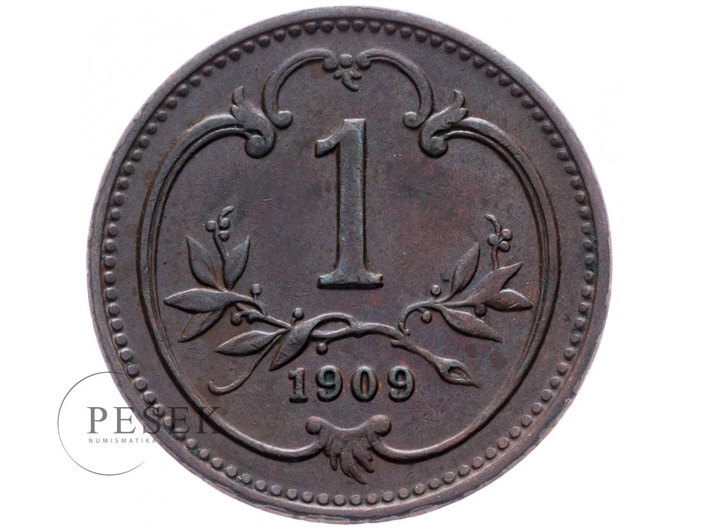 1 Haléř 1909-E-2076-1