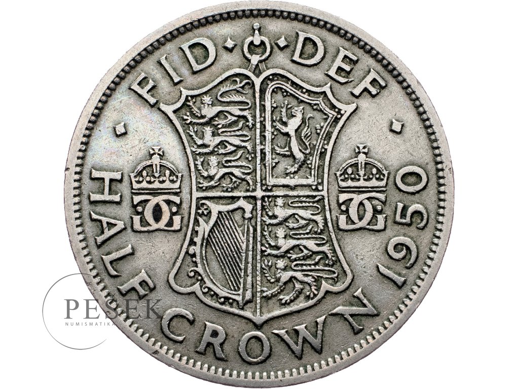 Half Crown 1950 Numismatika Pe ek half-crown-1950-numismatika-pe-ek