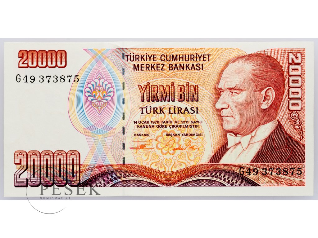 20000 Lira 1988 Numismatika Pe ek 20000-lira-1988-numismatika-pe-ek