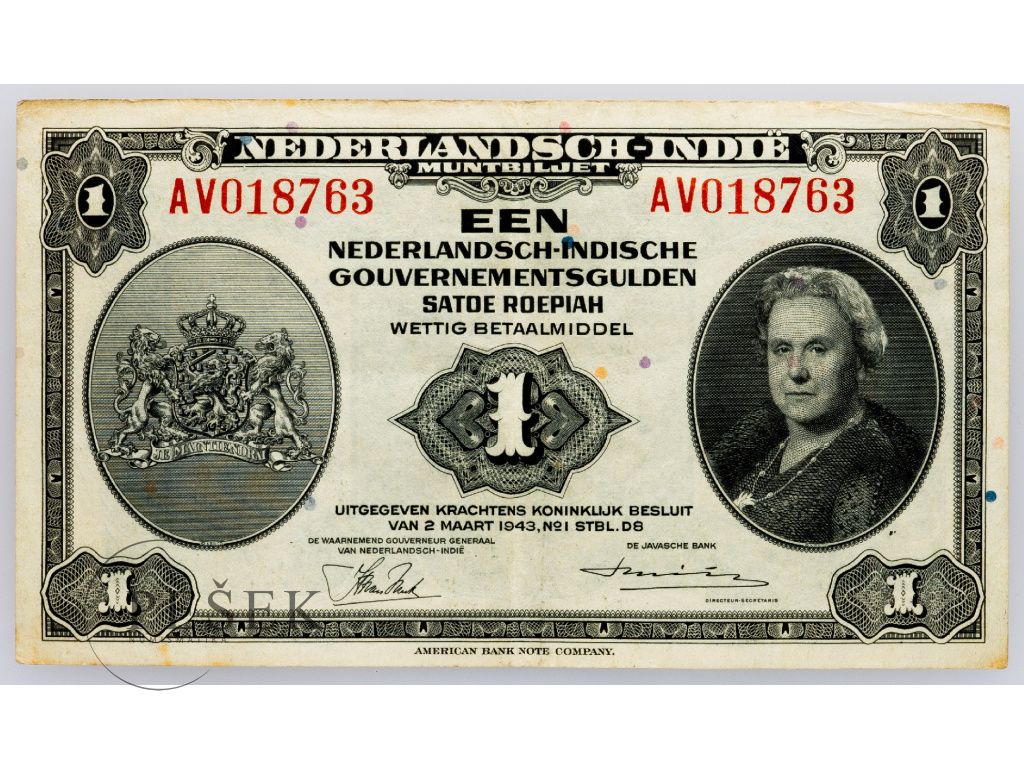 1 Gulden 1943 • Numismatika Pešek