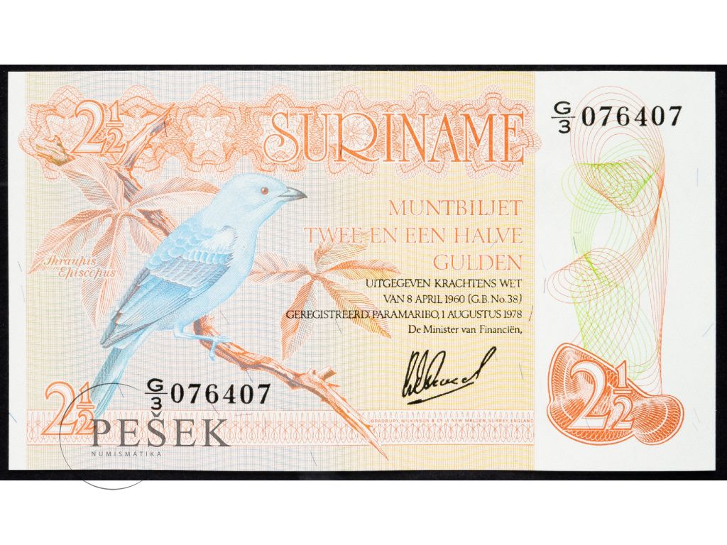 2,5 Gulden 1960 • Numismatika Pešek