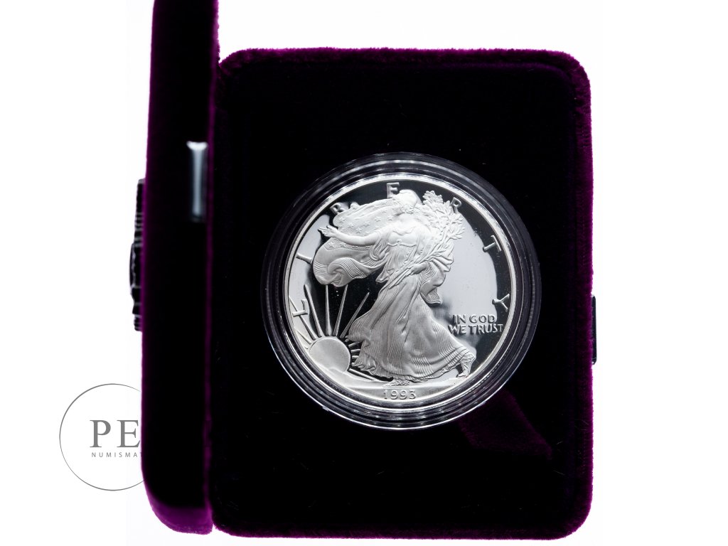 8490 2 american eagle 1993 p proof 31 1g ag 999 9 1000