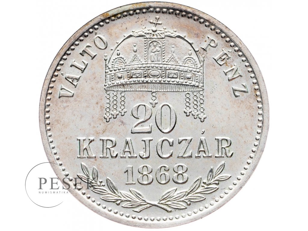 20 Krejcar 1868