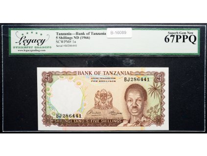 5 Shillings 1966-B-16089-1
