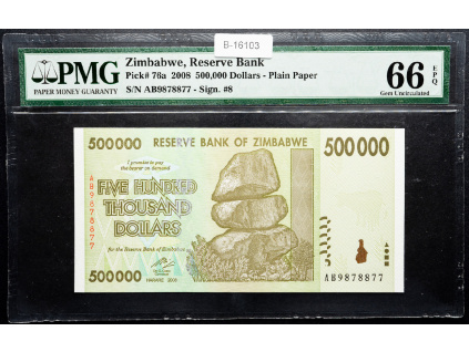 500000 Dollars 2008-B-16103-1