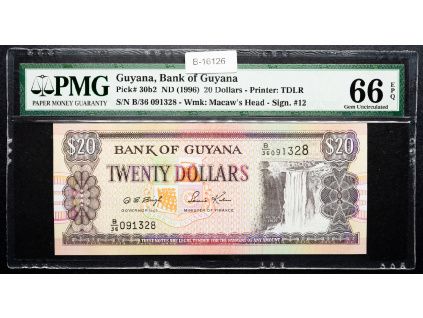 20 Dollars 1996-B-16126-1