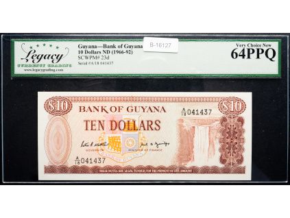 10 Dollars 1966-1992-B-16127-1